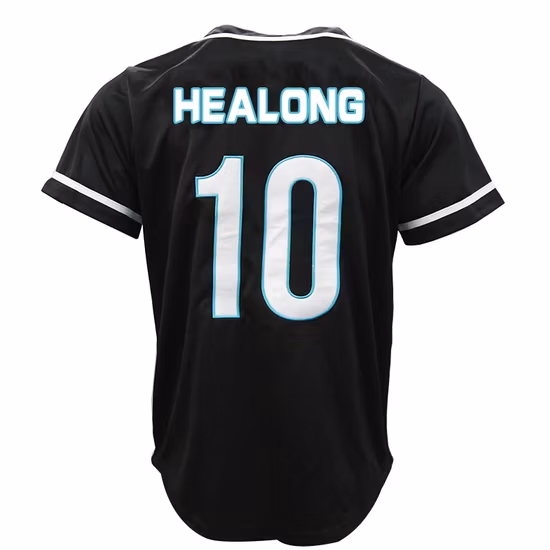 Healong China Factory Clothing Gear Blank Sublimation Teens Baseball Wears