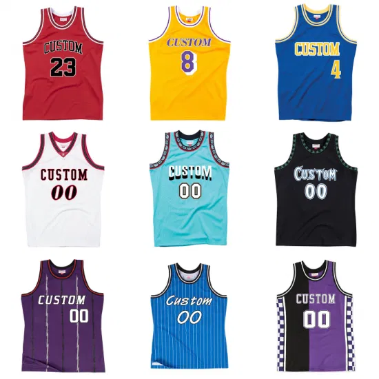 Vêtements de basket-ball personnalisés Jersey Shorts uniforme de sport pour hommes ensembles de sublimation pratique réversible Jersey Singlets uniformes de basket-ball