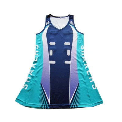 Healong prix bon marché avec une bonne qualité de vêtements de netball pour dames par sublimation