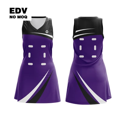 Robe de Netball par Sublimation à la mode, livraison rapide, vêtements de Netball par Sublimation