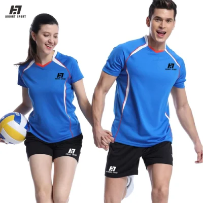 Aibort personnalisation professionnelle chemises de volley-ball personnalisé femmes uniforme de tennis ensemble d'équipe sublimation vente en gros vêtements de volley-ball