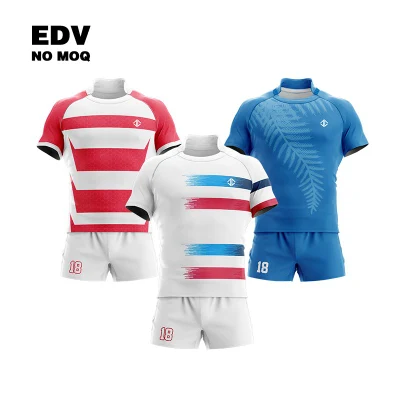 Uniformes d'équipe de rugby de bonne qualité, vêtements de rugby personnalisés professionnels, vente en gros