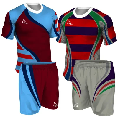 Dernière conception de maillot de rugby pour hommes, vêtements de sport personnalisés par sublimation