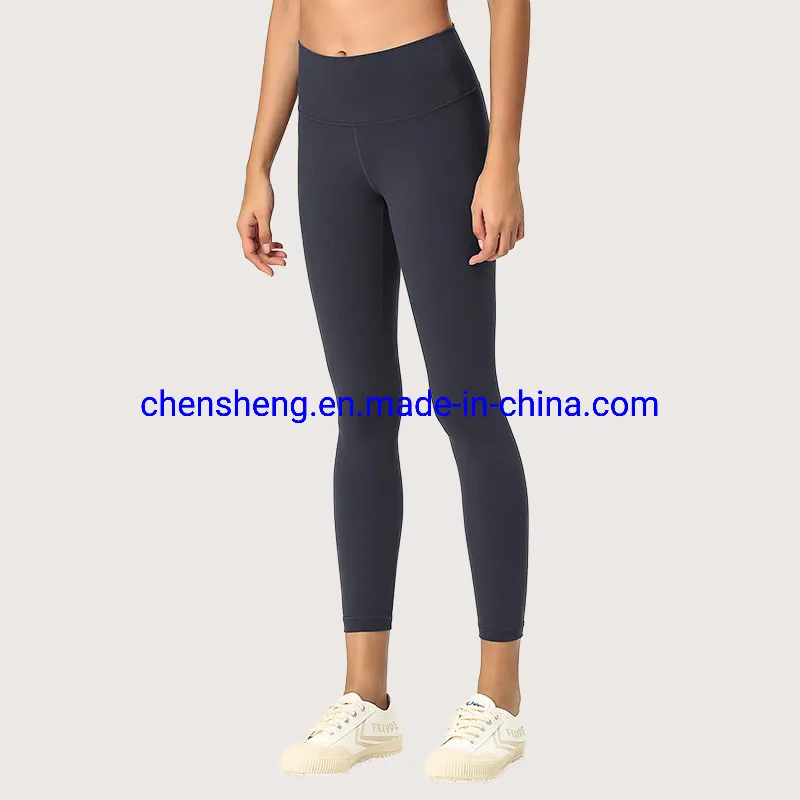 Fitness fille femmes taille haute collants de Yoga nus Leggings pantalons Sexy Logo personnalisé Fitness et vêtements de Yoga